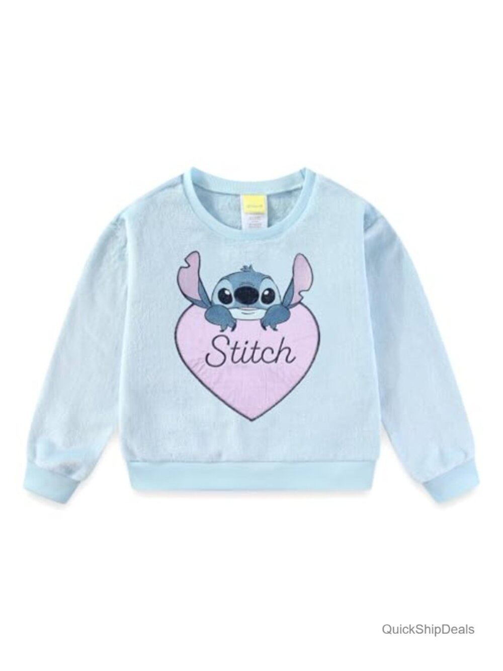 Disney Stitch Fleece Pullover Sweatshirt for Big Kids